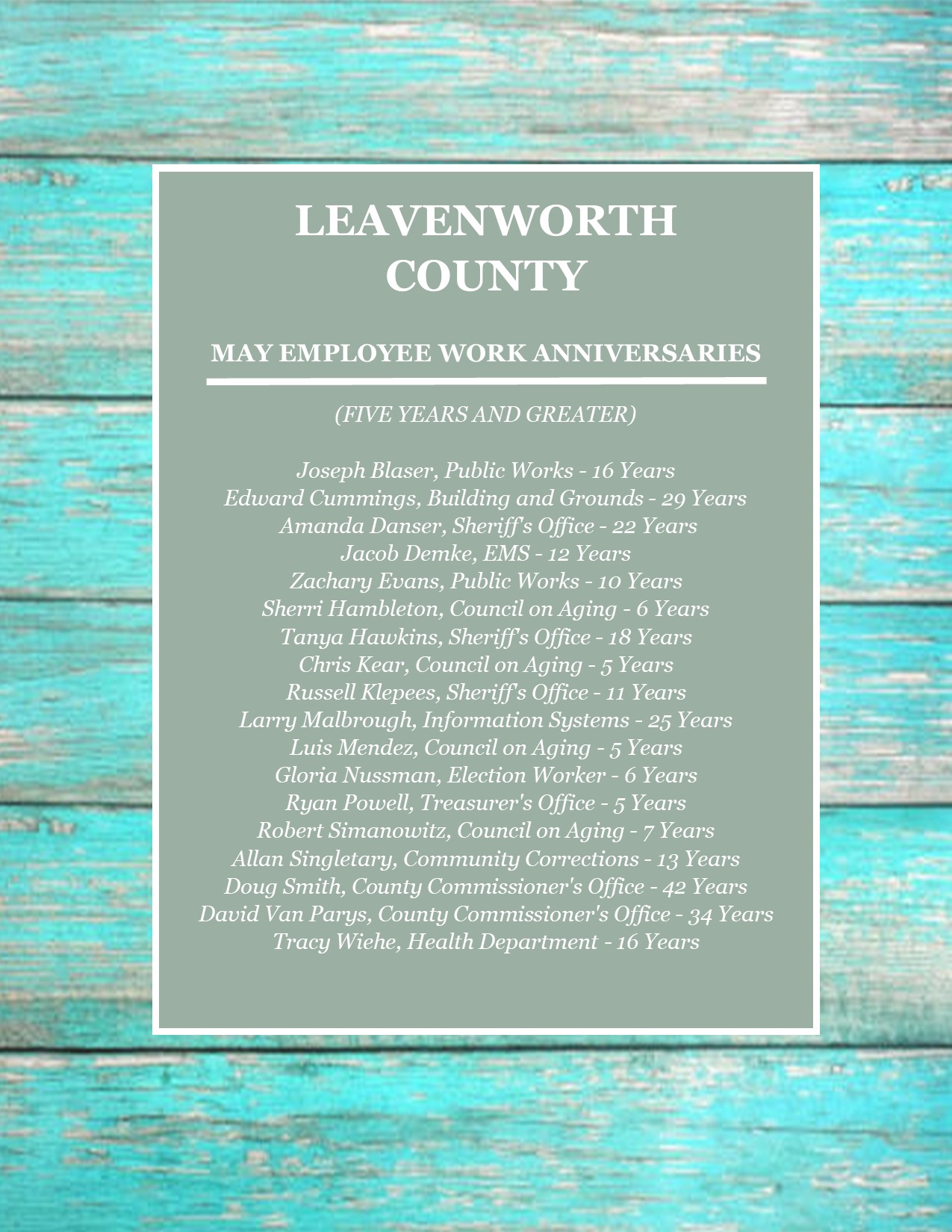 May Anniversary Post - SMS